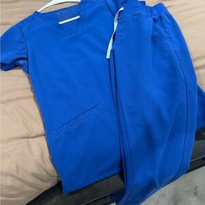 Blue Scrub Set